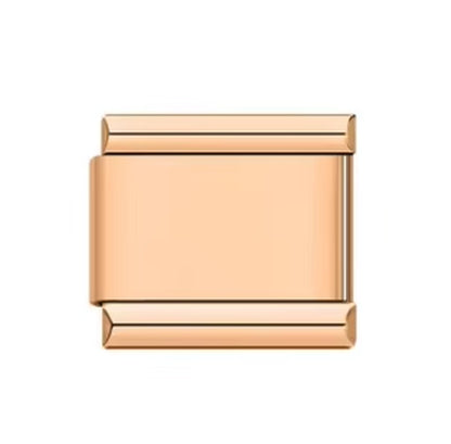 Fashion Simple Elastic Italian Charm Link Chain Stainless Steel Bracelet for Women Men Colorful Bangle on Hand DIY Jewelry Gift